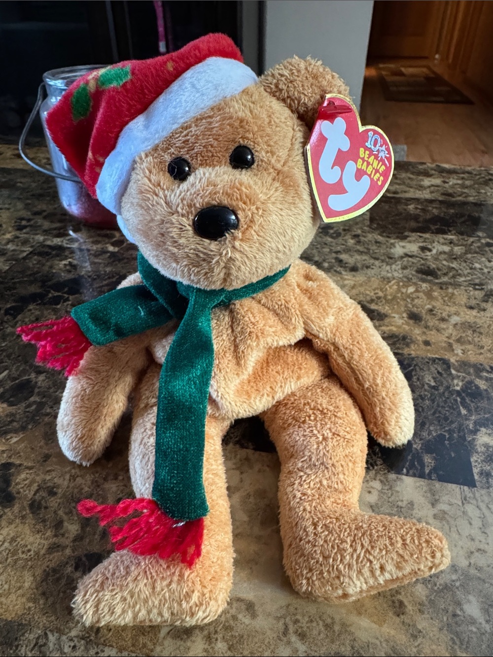 🎄2003 Ty Holiday Teddy Beanie Baby Christmas